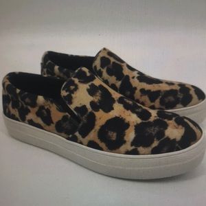 Steve Madden Gillsc cheetah print platform sneaker women’s
